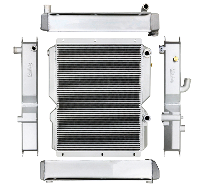 Loader Parts Source Replacement for Caterpillar® OEM 361-4660: Radiator/Oil Cooler, Compatible with Skid Steer Loader and Compact Track Loader Models