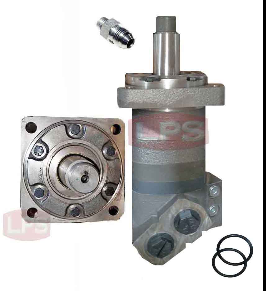 LPS Hydraulic Drive Motor with Fitting to Replace Mustang® OEM 140849