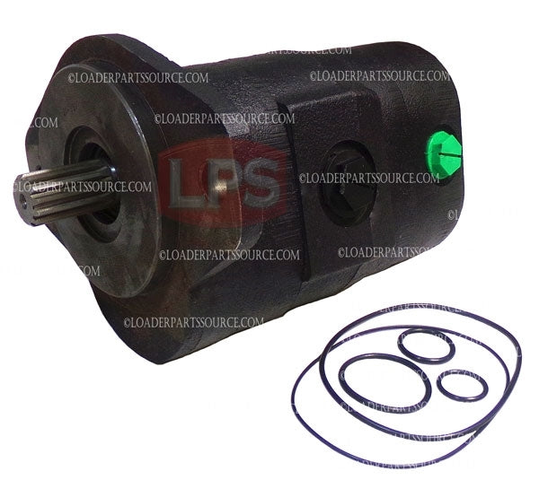 LPS Hydraulic Double Gear Pump, High Flow, to Replace New Holland® OEM 87024697