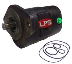 LPS Hydraulic Double Gear Pump, High Flow, to Replace New Holland® OEM 87024697