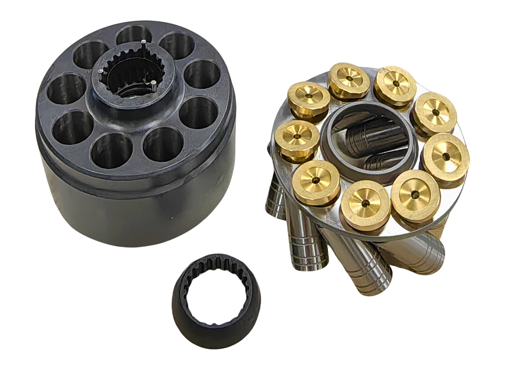 Loader Parts Source Replacement for Bobcat® OEM 6598893: Rotating Group w/ Brass Slippers, Compatible with Skid Steer and Compact Track Loader Models