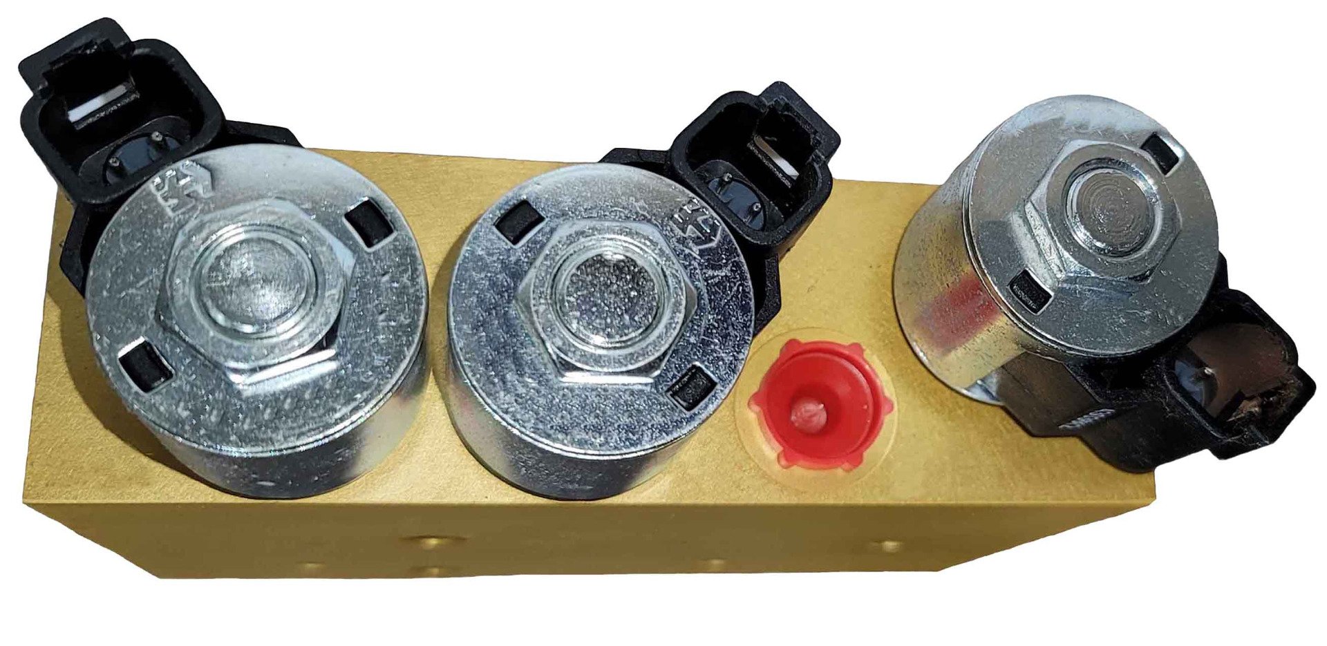 Loader Parts Source Hydraulic Manifold for Caterpillar® OEM 142-8919 Replacement - Uses Valve Coil 323-9533