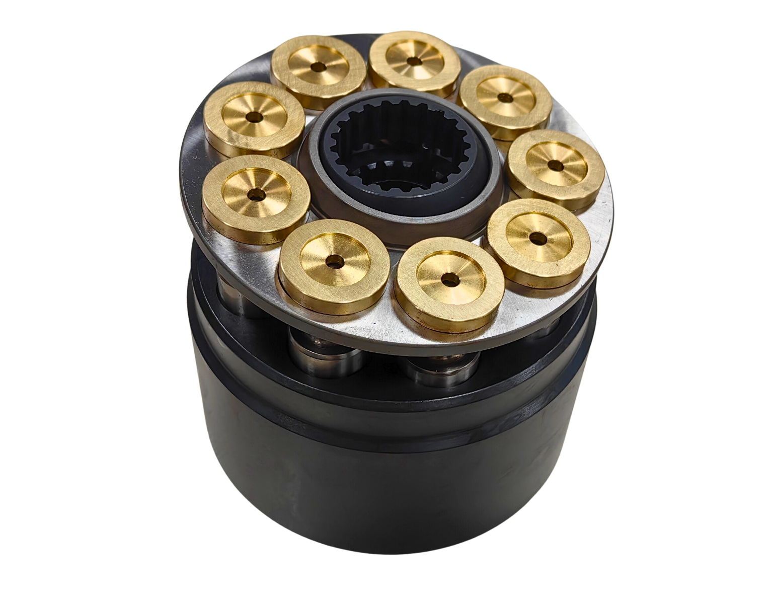 Loader Parts Source Replacement for Bobcat® OEM 6598893: Rotating Group w/ Brass Slippers, Compatible with Skid Steer and Compact Track Loader Models