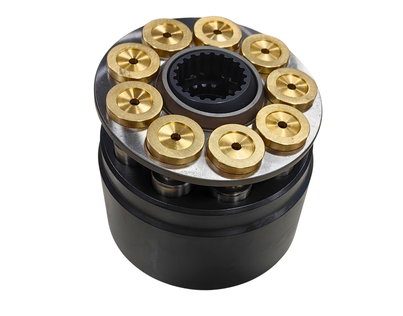 Loader Parts Source Replacement for Bobcat® OEM 6598893: Rotating Group w/ Brass Slippers, Compatible with Skid Steer and Compact Track Loader Models