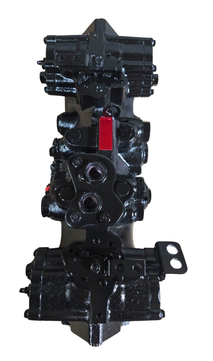 Loader Parts Source Replacement for Case/New Holland® OEM 47374656: Remanufactured Hydraulic Tandem Drive Pump, EH Controls