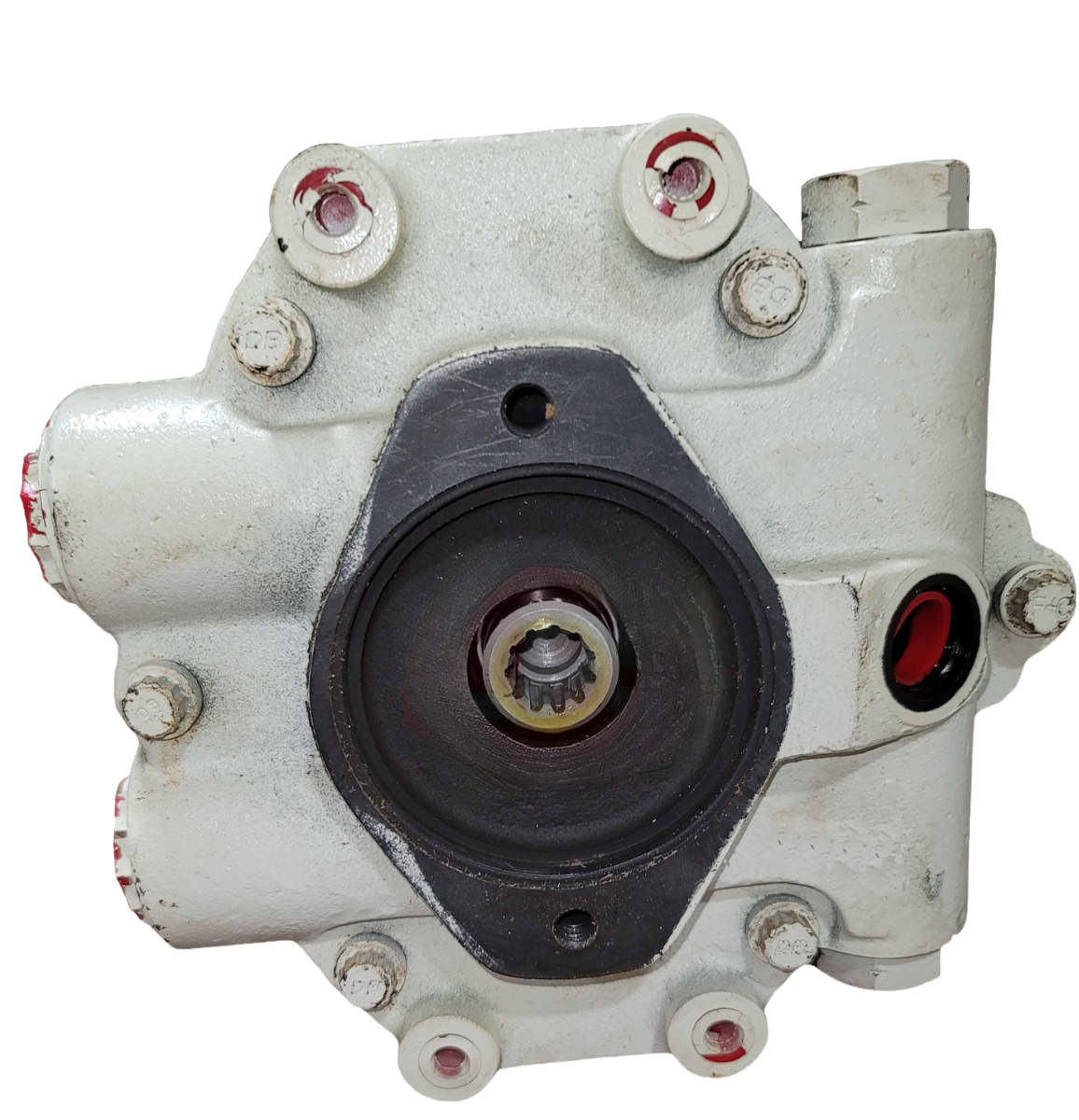 Loader Parts Source Reman Drive Pump to Replace Bobcat® OEM 6652047 - Singe, Gear Pump End With an 11 Tooth Splined Shaft for Skid Steers 843 &amp; 843B