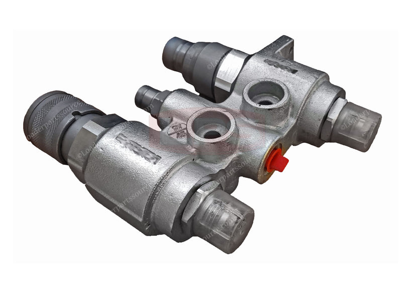 LPS Hydraulic Flat Face Quick Coupler Assembly Block to Replace Case/New Holland® OEM 90452267