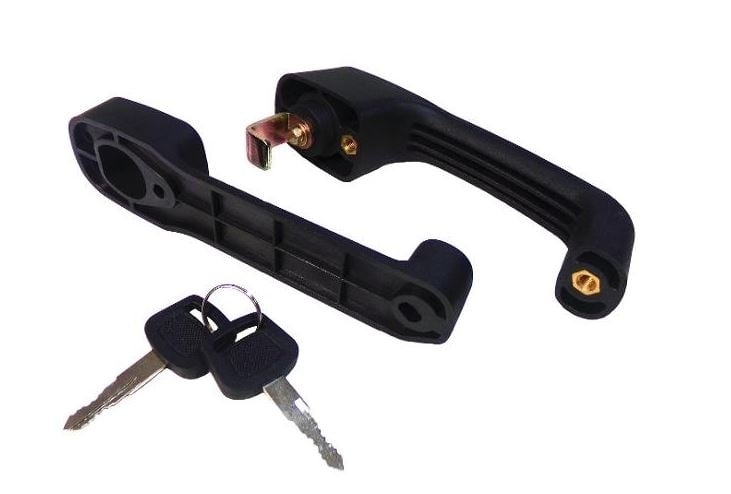 LPS Door Handle &amp; 2 Bolt Mount Spacer to Replace Bobcat® OEM 7109662