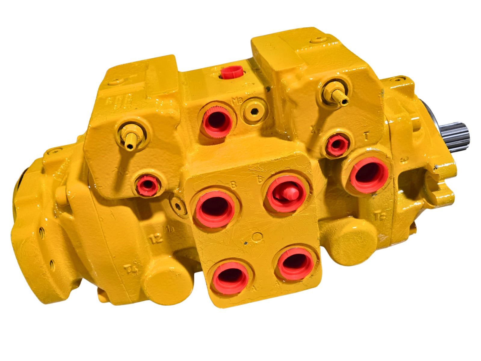 Loader Parts Source Re-manufactured Replacement for Caterpillar® OEM 398-7472: Hydraulic Final Drive Tandem Pump