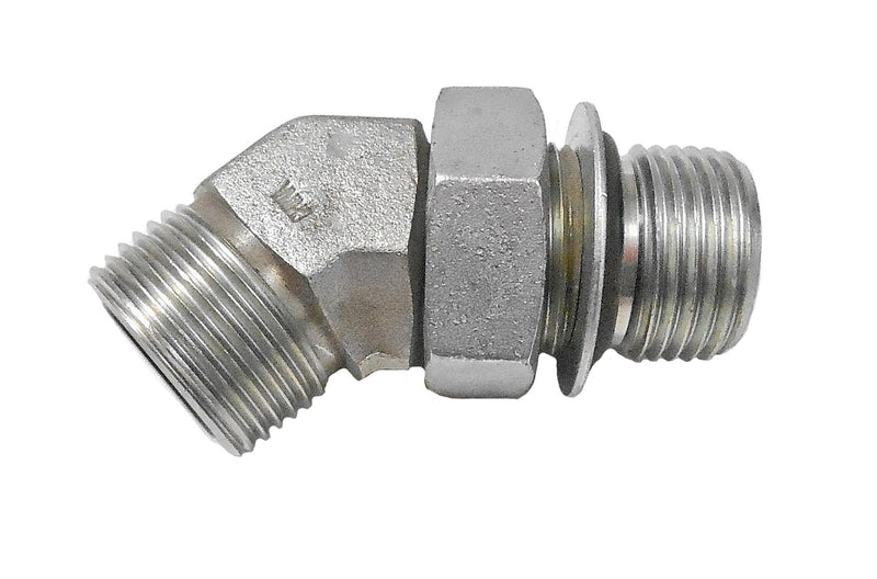 LPS Hydraulic 45° Elbow Fitting to Replace Bobcat® OEM 6714902