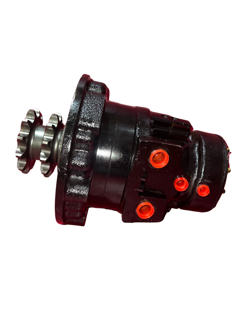 LPS Reman - Left Hand 2-Speed Drive Motor & Brake W/Speed Sensor Port to Replace John Deere® OEM AT446038