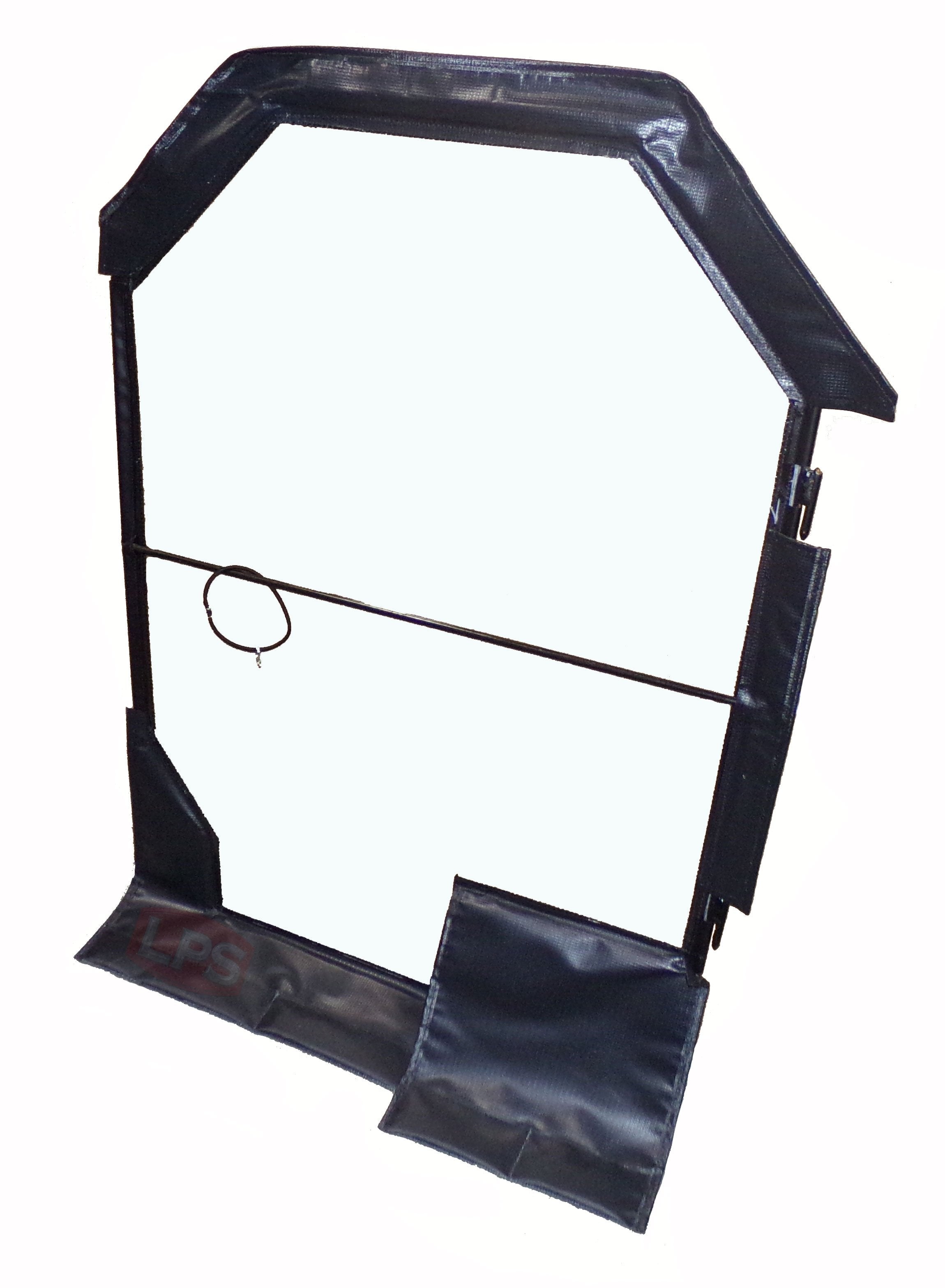 Vinyl Cab Enclosure Replacement Door w/ Hinges to replace Gehl OEM 131060