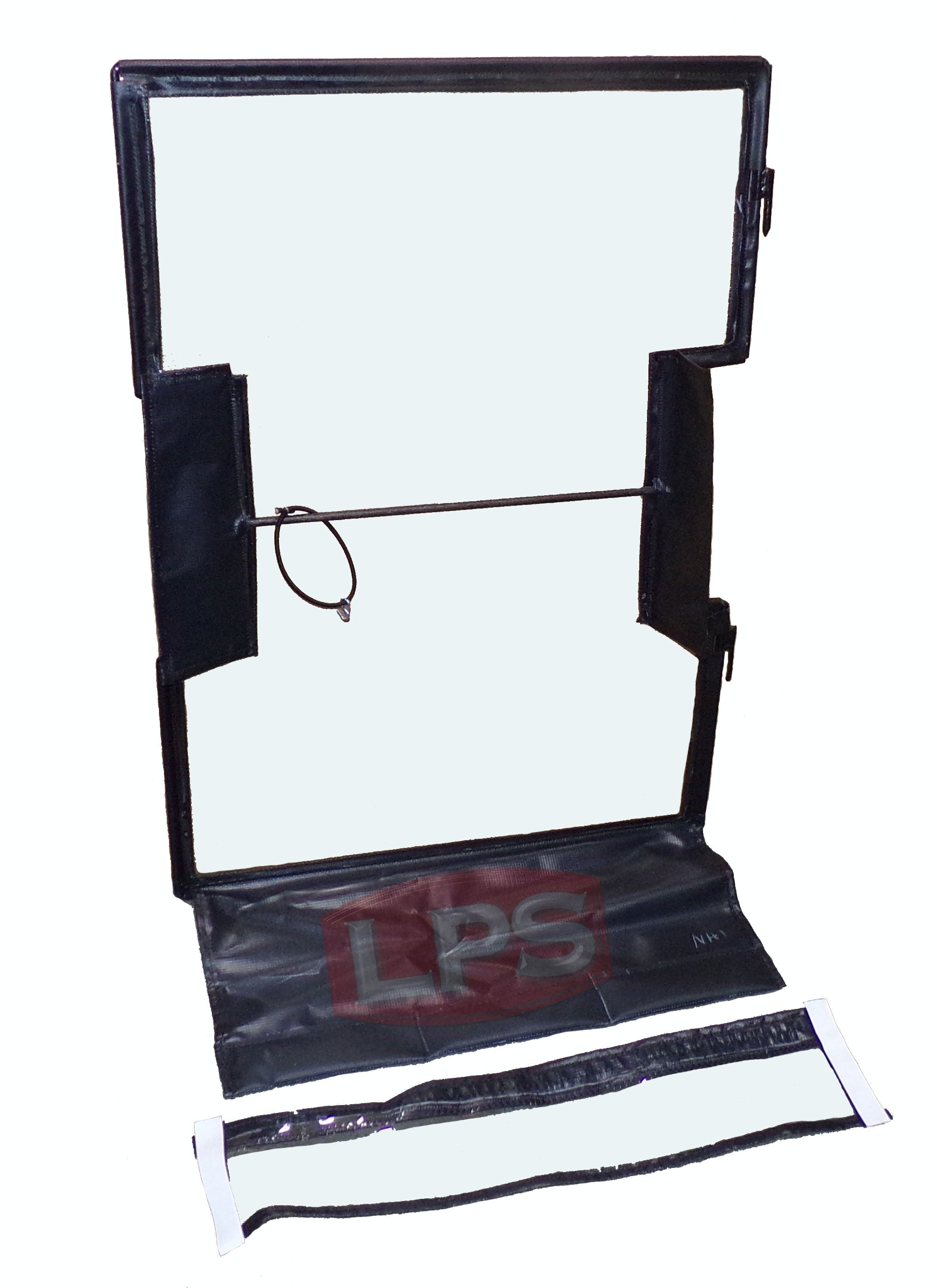 LPS Vinyl Cab Enclosure Replacement Door w/ Hinges for Replacement on New Holland® Skid Steer Loaders