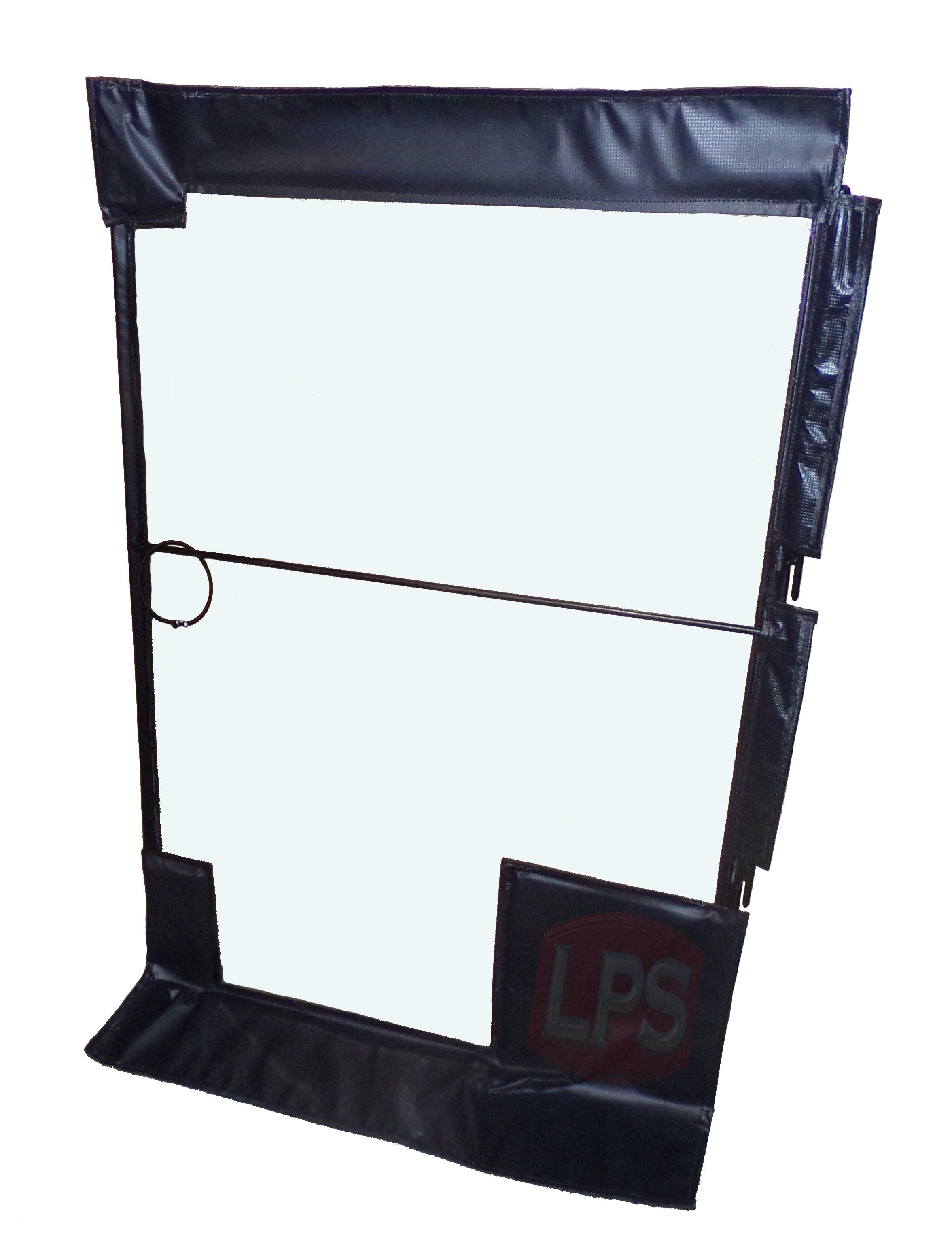 LPS Vinyl Enclosure Door w/Hinges for Replacement on New Holland® Skid Steer Loaders