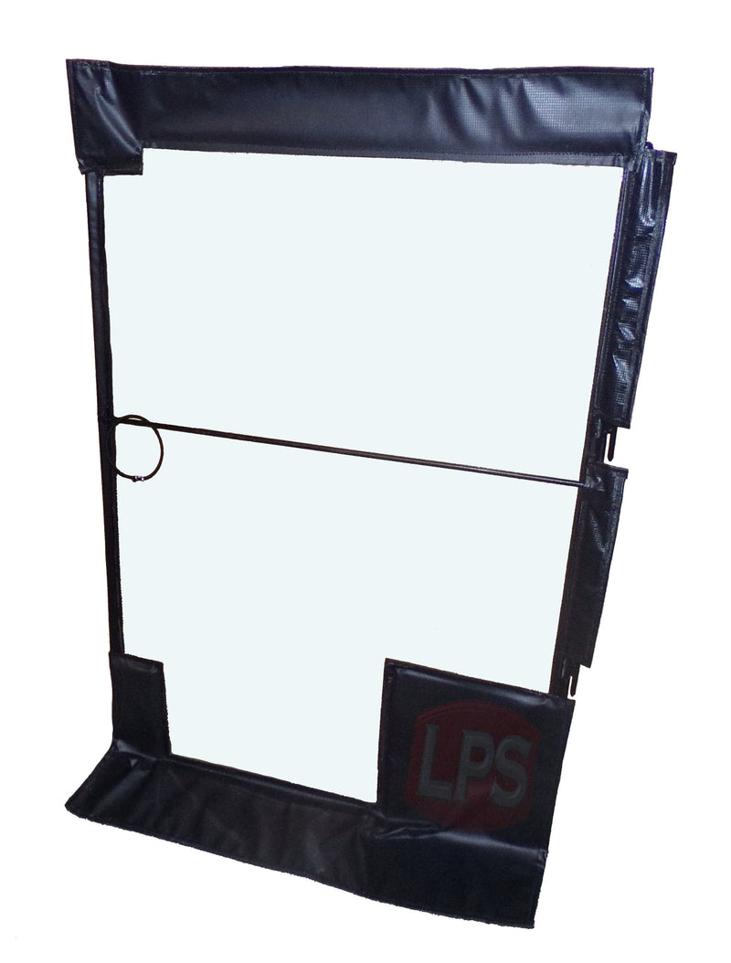LPS Vinyl Enclosure Door w/Hinges for Replacement on New Holland® Skid Steer Loaders