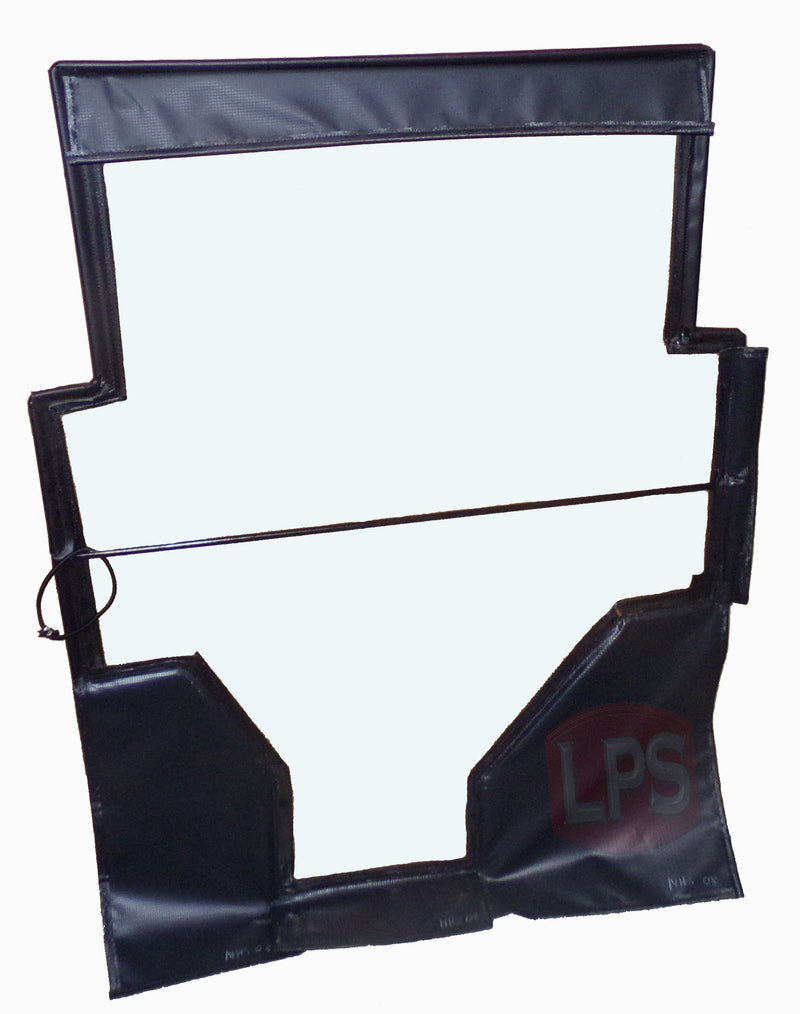 LPS Vinyl Replacement Door w/ Hinges for Replacement on New Holland® Skid Steer Loaders