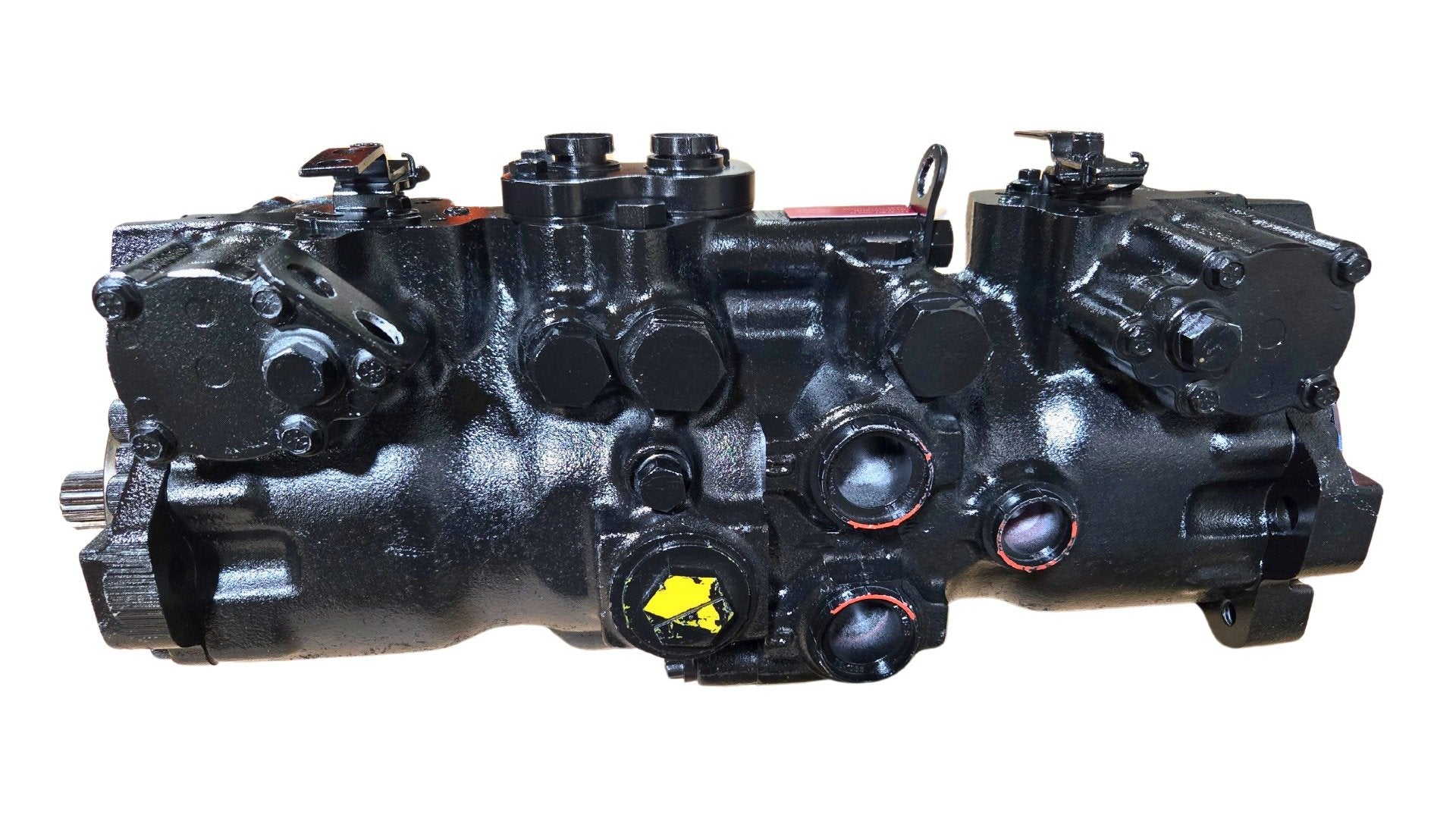 Loader Parts Source Replacement for Case/New Holland® OEM 47374656: Remanufactured Hydraulic Tandem Drive Pump, EH Controls