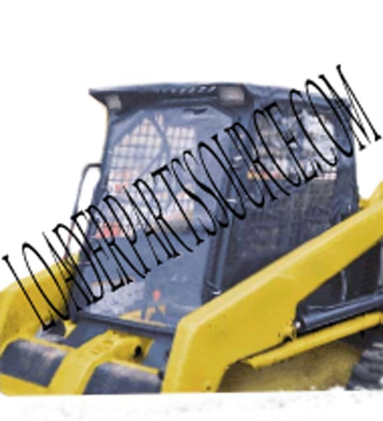 LPS Vinyl Cab Enclosure Replacement Door w/ Hinges for Replacement on New Holland® Skid Steer Loaders