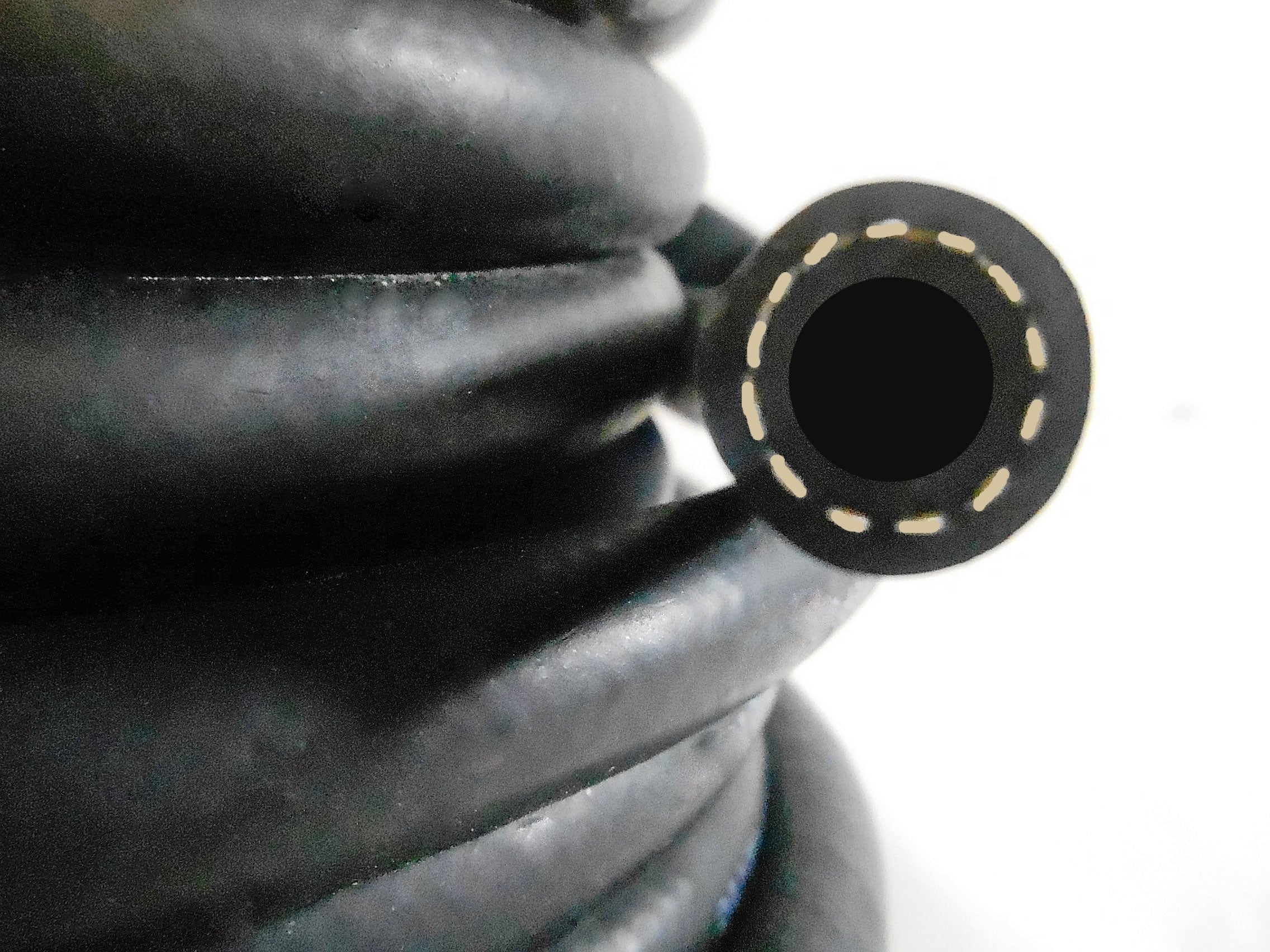 1/4&quot; x 1&apos; 30R9 Fuel Injection Hose