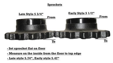 LPS New Late Style Sprocket to replace Bobcat® OEM 7165111