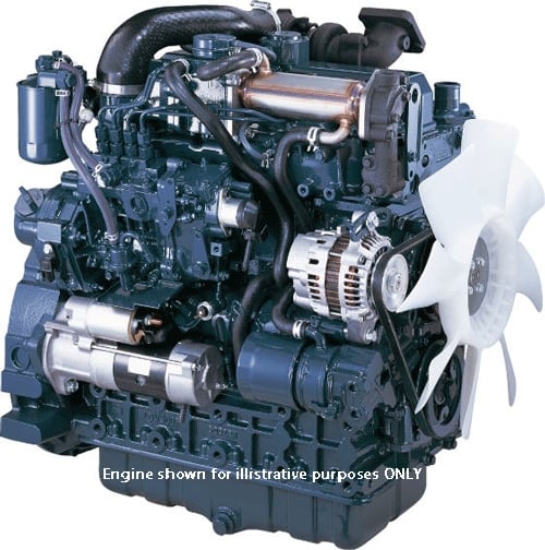LPS Reman Kubota V3307 Tier 4i Engine With Turbo to Replace Bobcat® OEM 6692830