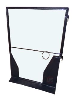 LPS Vinyl Cab Enclosure Replacement Door w/ Hinges for Replacement on Case® on Skid Steer Loaders
