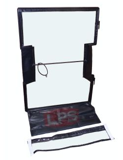 LPS Vinyl Cab Enclosure Replacement Door w/ Hinges for Replacement on New Holland® Skid Steer Loaders