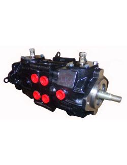 Hydraulic Tandem Drive Pump with Manual Controls to replace Bobcat OEM 6686706