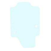 LPS Impact Resistant Lexan Polycarbonate Door to Replace Case® OEM 84485211 on Skid Steer Loaders