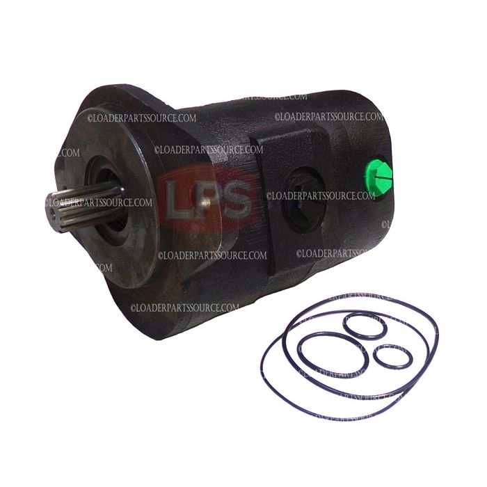 LPS Hydraulic Double Gear Pump, High Flow, to Replace New Holland® OEM 87024697 on Skid Steer Loaders