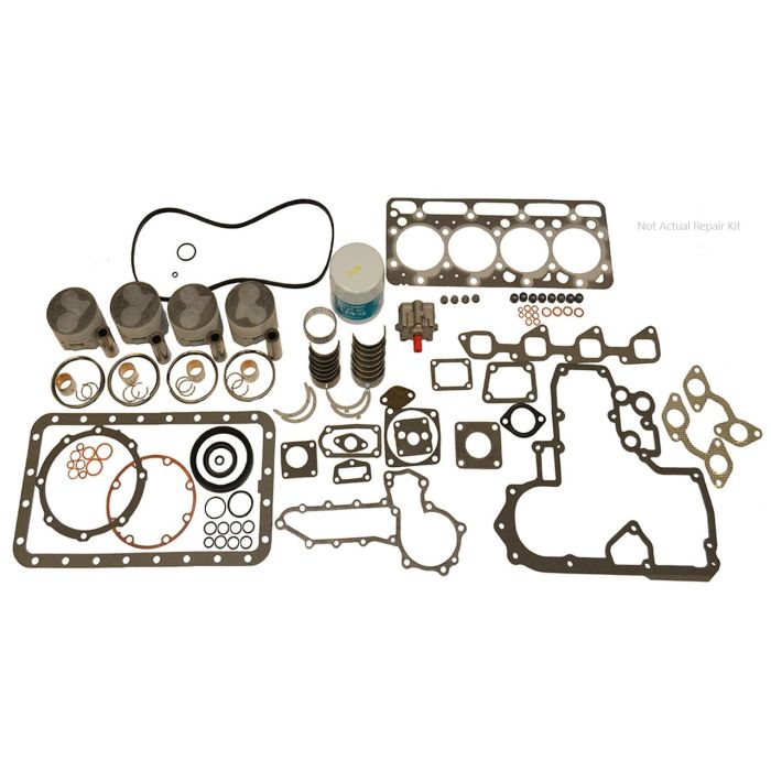 Rebuild Kit for Kubota V2003T Engine, Standard Pistons for Replacement on Bobcat® Mini Excavators