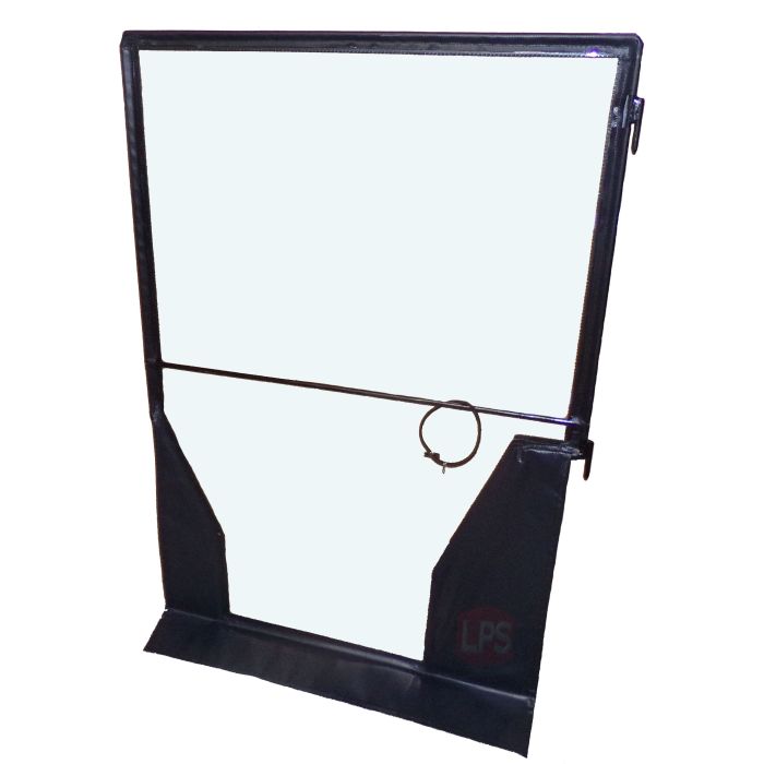 LPS Vinyl Cab Enclosure Replacement Door w/ Hinges for Replacement on Case® Compact Track Loaders